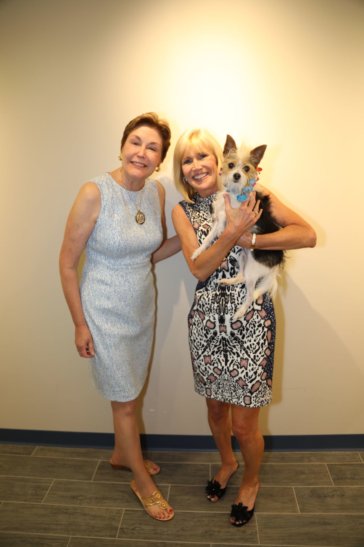 Kathy Warnick, President of The Humane Society Missouri, Pam Nicholson, Co-Chair, "Tori"